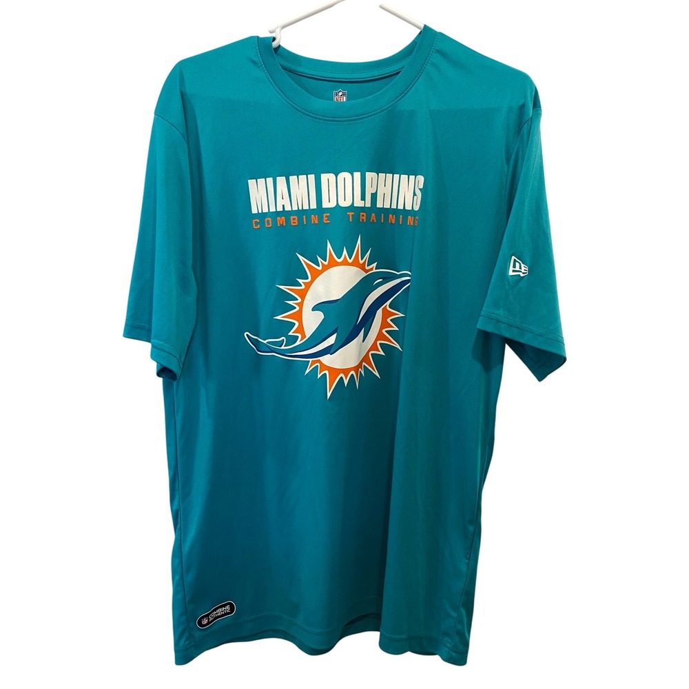 Miami Dolphins Combine Training NFL Team Apparel T-Shirt Men's Size L